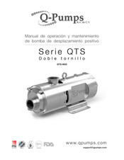 Q-Pumps QTS 100 Manual De Operación Y Mantenimiento