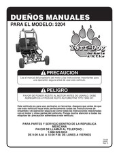 Yerf-Dog 3204 Manual De Instrucciones