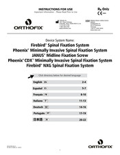 Orthofix Phoenix Instrucciones De Uso