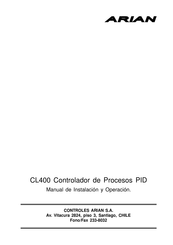 Arian CL400 Manual De Instalación Y Operación