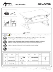 Alera ALE-AEWR2B Manual De Instrucciones