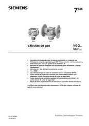 Siemens VGG Serie Manual De Instrucciones