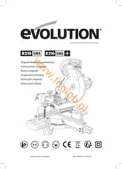 Evolution R210SMS Instrucciones Originales