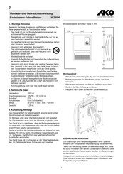 AKO H 260/4 Instrucciones De Montaje Y Uso