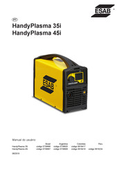 ESAB HandyPlasma 35i Manual Do Usuário