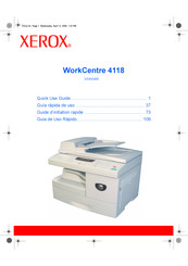 Xerox WorkCentre 4118 Guía Rápida De Uso