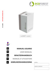 ECOFOREST ecoSMART e-system Manual Usuario