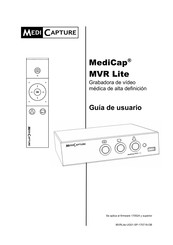 Medi Capture MediCap MVR Lite Guía De Usuario