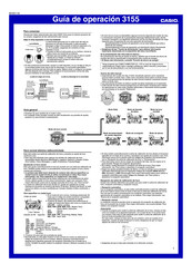 Casio 3155 Guía De Operación