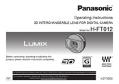 Panasonic LUMIX H-FT012 Instrucciones De Operación