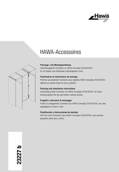 hawa Concepta 25 Planificación Y Instrucciones De Montaje