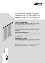 hawa Frontslide 100/matic-Telescopic 2 Planificación Y Instrucciones De Montaje