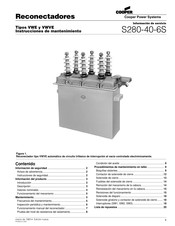 Cooper VWE Instrucciones De Mantenimiento