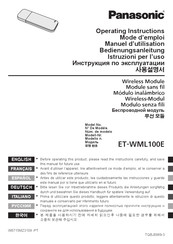 Panasonic ET-WML100E Manual De Instrucciones