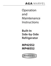 AGA marvel MP48SS2 Instrucciones De Operacion Y Mantenimiento