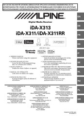 Alpine iDA-X313 Manual De Operación