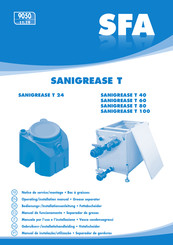 SFA SANIGREASE T 60 Manual De Funcionamento