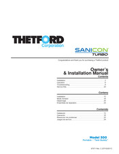 Thetford SANICON TURBO 300 Manual De Instalación Y Propietario