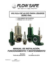 Flow Safe F84L Serie Manual De Instalación, Funcionamiento Y Mantenimiento