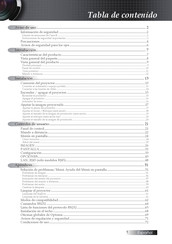 Optoma ES522 Manual De Instrucciones