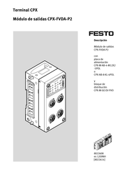 Festo CPX-FVDA-P2 Manual De Instrucciones