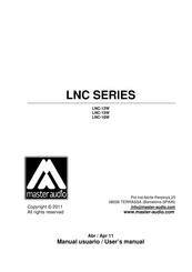 Master audio LNC-12W Manual Usuario