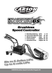 Carson Brushless Speed Controller Dragster 6S Manual De Instrucciones