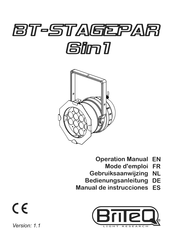 Briteq BT-STAGEPAR 6in1 Manual De Instrucciones