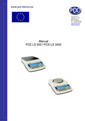 PCE Instruments PCE-LS 500 Manual De Instrucciones