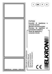 Elkron FKP500 Manual De Instalación