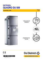 De Dietrich DIETRISOL QUADRO DU 500 Instrucciones De Instalación