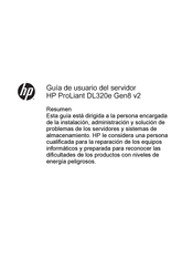 Hp ProLiant DL320e Gen8 v2 Guía De Usuario