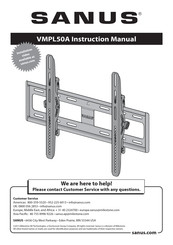 Sanus VMPL50A Manual De Instrucciones