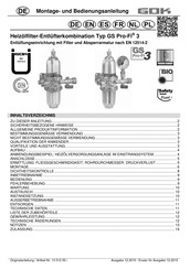 GOK GS Pro-Fi 3 Instrucciones Par El Montaje Y El Funcionamiento