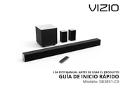 Vizio SB3851-C0 Guia De Inicio Rapido