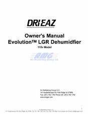 Dri-Eaz Evolution LGR El Manual Del Propietario