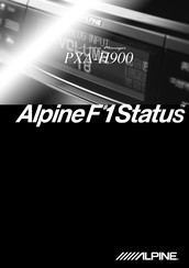 Alpine F#1 Status PXA-H900 Manual De Instrucciones