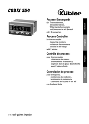 Kübler CODIX 554 Manual Del Usuario