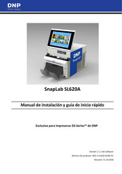 Dnp SnapLab SL620A Manual De Instalación Y Guía De Inicio Rápido