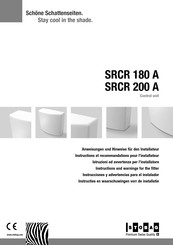 Stobag SRCR 200 A Instrucciones Y Advertencias Para El Instalador