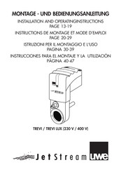 JETStream UWE TREVI Instrucciones Para El Montaje Y La Utilización