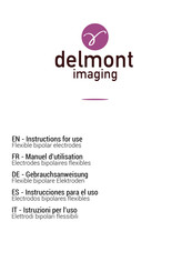 Delmont imaging flexible bipolar electrodes Instrucciones Para El Uso