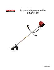 Honda Power Products UMK435T Manual De Preparación