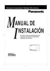 Panasonic KX-T206AG Manual De Instalación