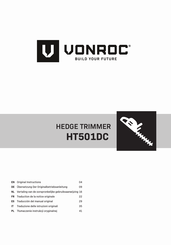 VONROC HT501DC Traducción Del Manual Original