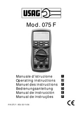 USAG 075 F Manual De Instrucciones