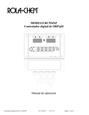 Rola-Chem RC554XP Manual De Operación