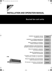 Daikin FWB05-07 Manual De Instalación Y Operación