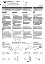 JVC KD-DV7302 Manual De Instalación/Conexion