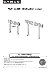 Sanus LL11 Manual De Instrucciones